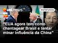 EUA tem carta na manga para chantagear Brasil e tentar minar influência da China, diz financista