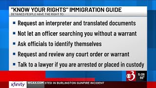 ‘Know Your Rights’ guide launched for Vermonters