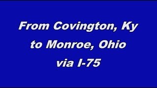 2017 October 16 Covington, KY To Monroe, OH
