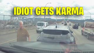 Drivers Lesson USA &amp; Canada - Bad drivers, Driving fails, Road Rage, Brake Check 2025 #385