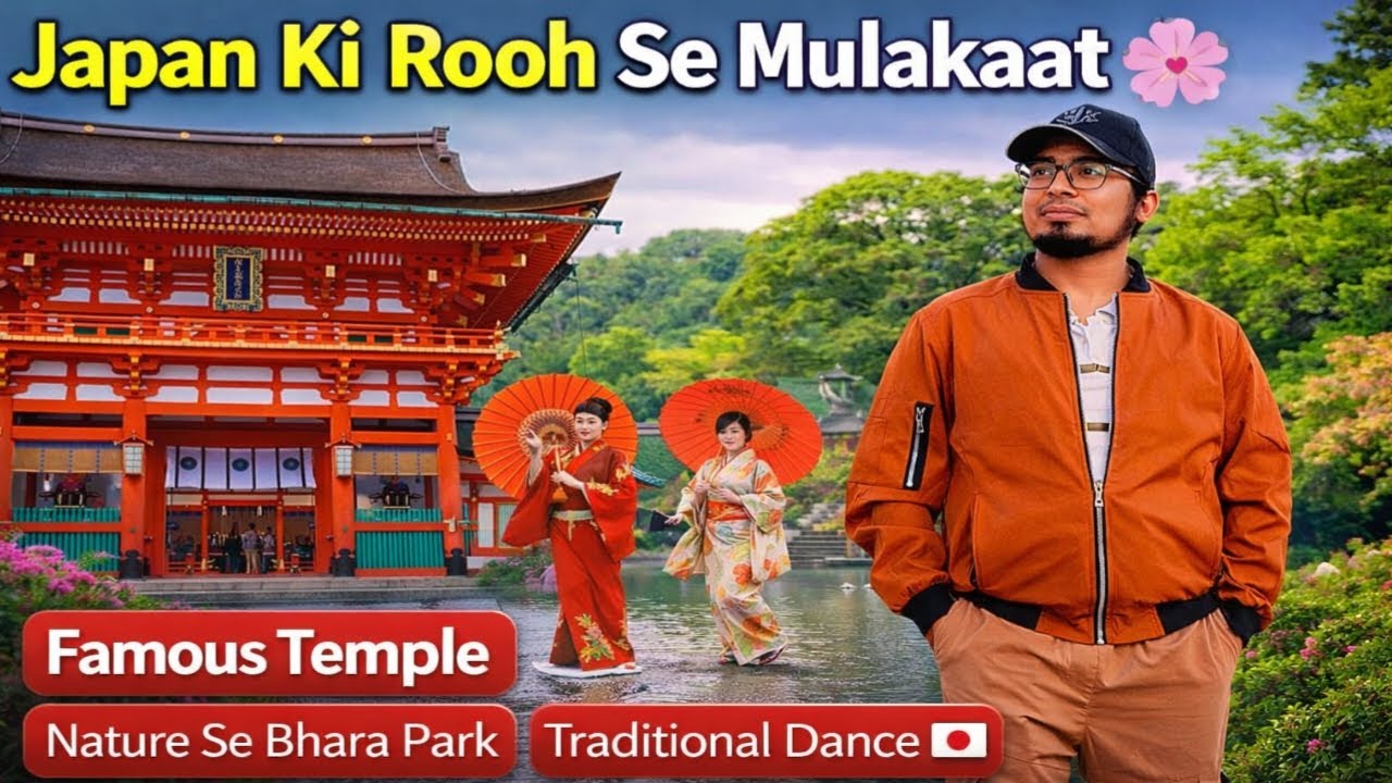 “Japan Ki Asal Culture 😍 | Famous Temple, Beautiful Park & Traditional Dance”