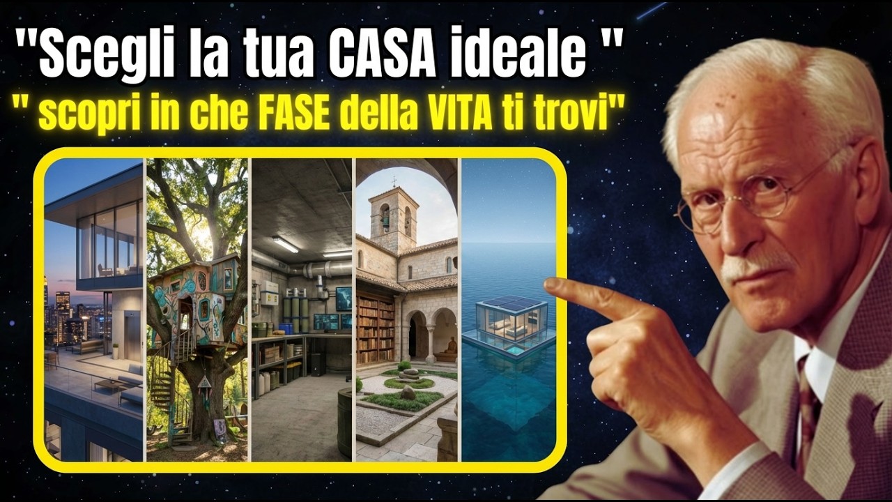 Scegli la tua CASA ideale e scopri in che FASE della VITA ti trovi - carl jung