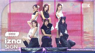 [미방분] izna - SIGN [2025 뮤직뱅크 글로벌페스티벌 IN JAPAN] | KBS 251230 방송