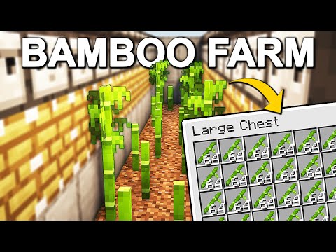 EASY Automatic Bamboo Farm in Minecraft 26.3+ (Tutorial)