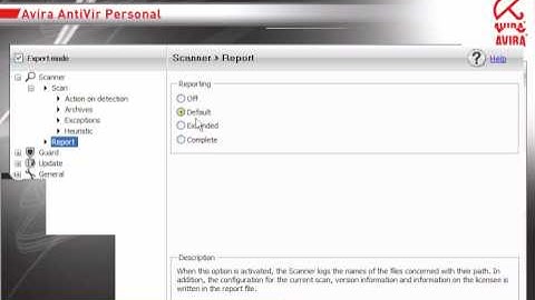 Avira 10 Installation and Configuration