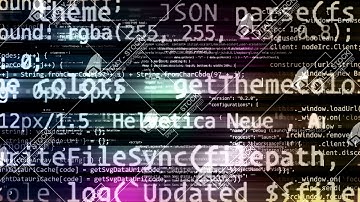 The abstract code moves in the virtual space