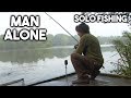 Solo Overnight Fishing on a Lake - MAN ALONE
