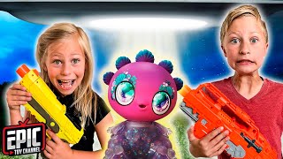 Nerf Battle:  Hero Kidz Rescue Mystery Surprise From Backyard | Epic Toy Channel