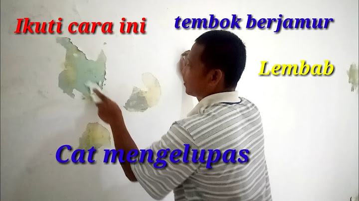 Bagaimana cara mengatasi cat tembok yang mengelupas?