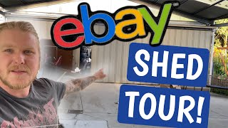 Shed Tour from a Full Time eBay Seller!