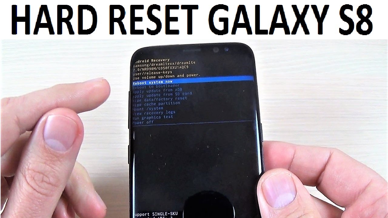 Samsung Galaxy S7 Reset