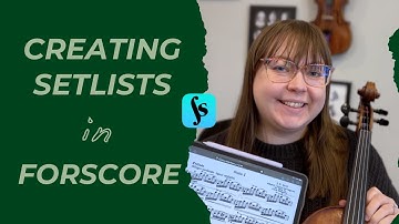 Forscore Setlists: The PERFECT Feature for Gigs!