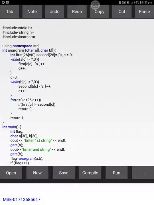 c++ string anagram - YouTube