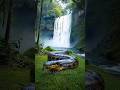 Giant Anaconda Appears at the Waterfall 🐍🌊#Anaconda #Wild #Nature #Waterfall #Snake #survival
