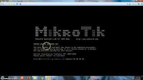 Tutorial Dasar Mikrotik Menggunakan Vm Ware Ke Client TKJ SMK N 2 PLG Part 1