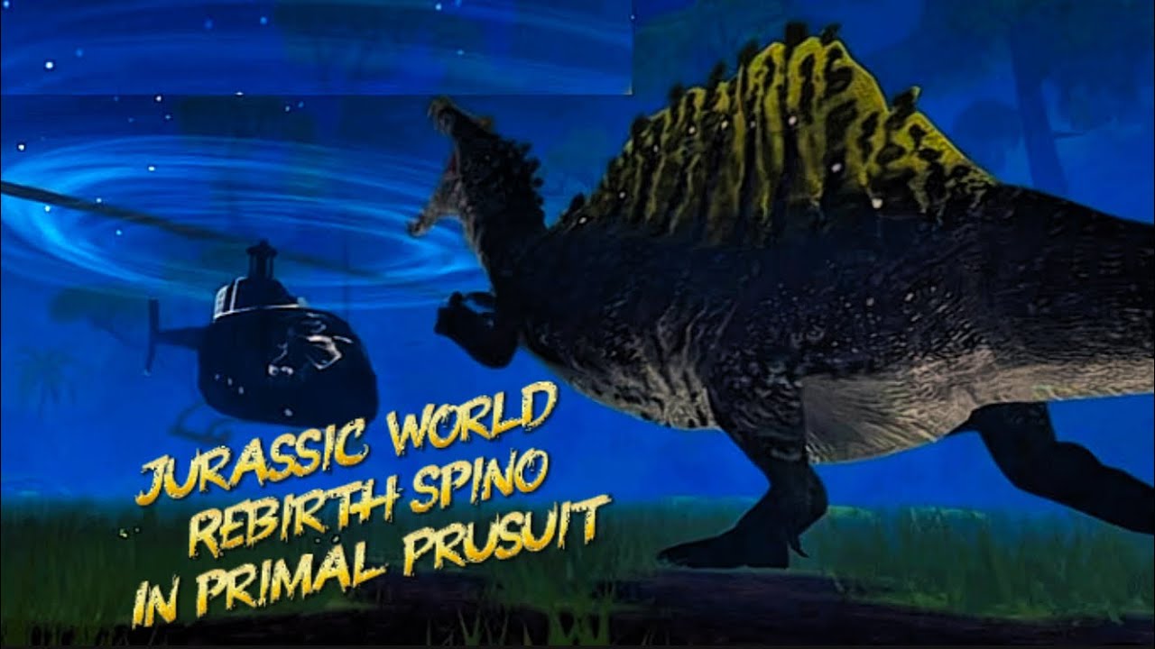 Jurassic World Rebirth Spinosaurus gameplay in Primal Pursuit!