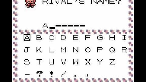 LevelNineStrudel Names a Rival - Pokemon Silver (GBC / Game Boy Color)
