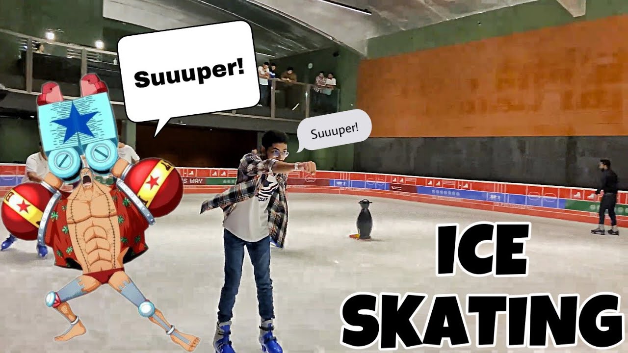 Ice Skating at ISKATE Ambience Mall Gurugram YouTube