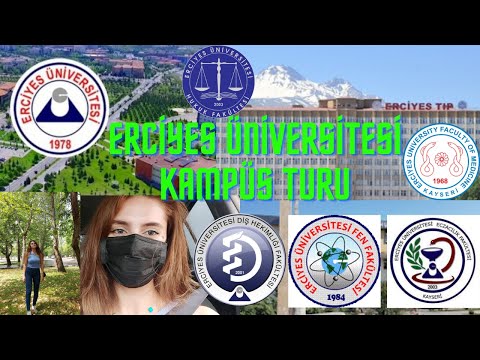 ERCİYES ÜNİVERSİTESİ KAMPÜS TURU | Tıp Diş Hekimliği Hukuk Mühendislik Eczacılık | Yurtlar