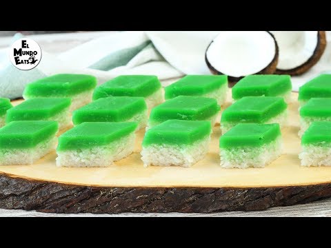 Tutorial Memasak Resepi Kuih Seri Muka Pandan Sukatan 