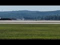 Harrier Jet landing at TVC Cherry Capital Airport in Traverse City Michigan on 7/1/22