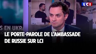 "La Russie ne menace personne" : le porte-parole de l'ambassade de Russie en France invité de LCI