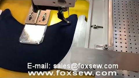 Automatic Caps Visor Pattern Stitching Machine