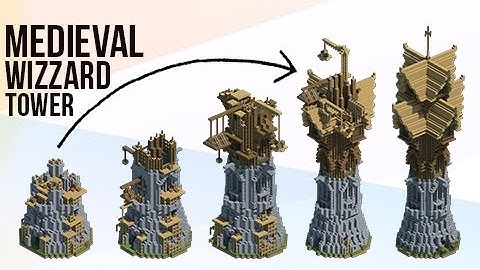Minecraft: HUGE Medieval Fantasy Wizard Tower!