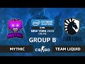 CS:GO - Team Liquid vs Mythic [Mirage] Map 1 - IEM New York 2020 - Group B - NA
