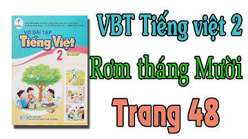 Vở bài tập tiếng việt lớp 2 sách cánh diều bài 30 trang 48 | Rơm tháng Mười