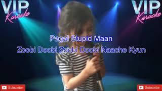 Zoobi Doobi  Zoobi Doobi Karaoke Song With Scrolling Lyrics