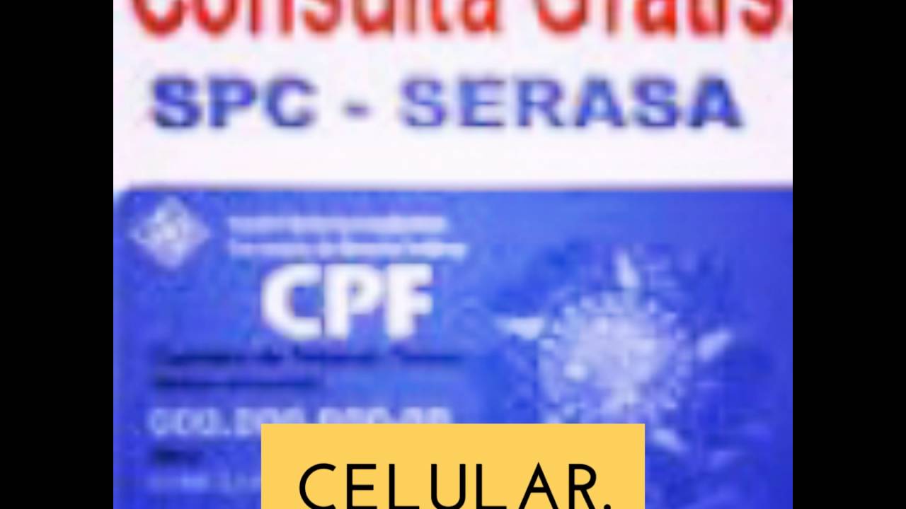 Como verificar seu nome no SPC de graça.