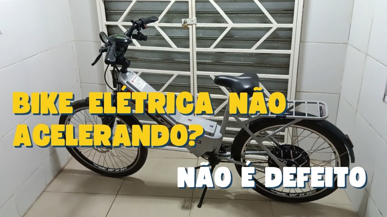 Bike Elétrica Não Acelerando? Não é defeito / A Importância de Colocar Freio a disco