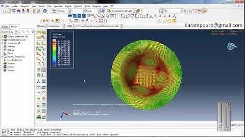 Simulation Deep Drawing Process in Abaqus