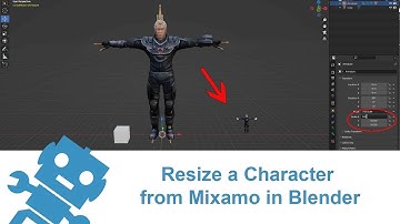 Resize a Character from Mixamo in Blender