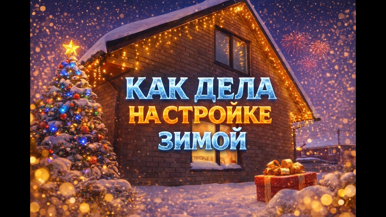 Как там дела на стройке зимой?