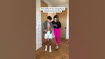 Thumbnail of the reality of Andrea getting ferran ready for school 😂 #school #schoollife #royaltyfamily #shorts