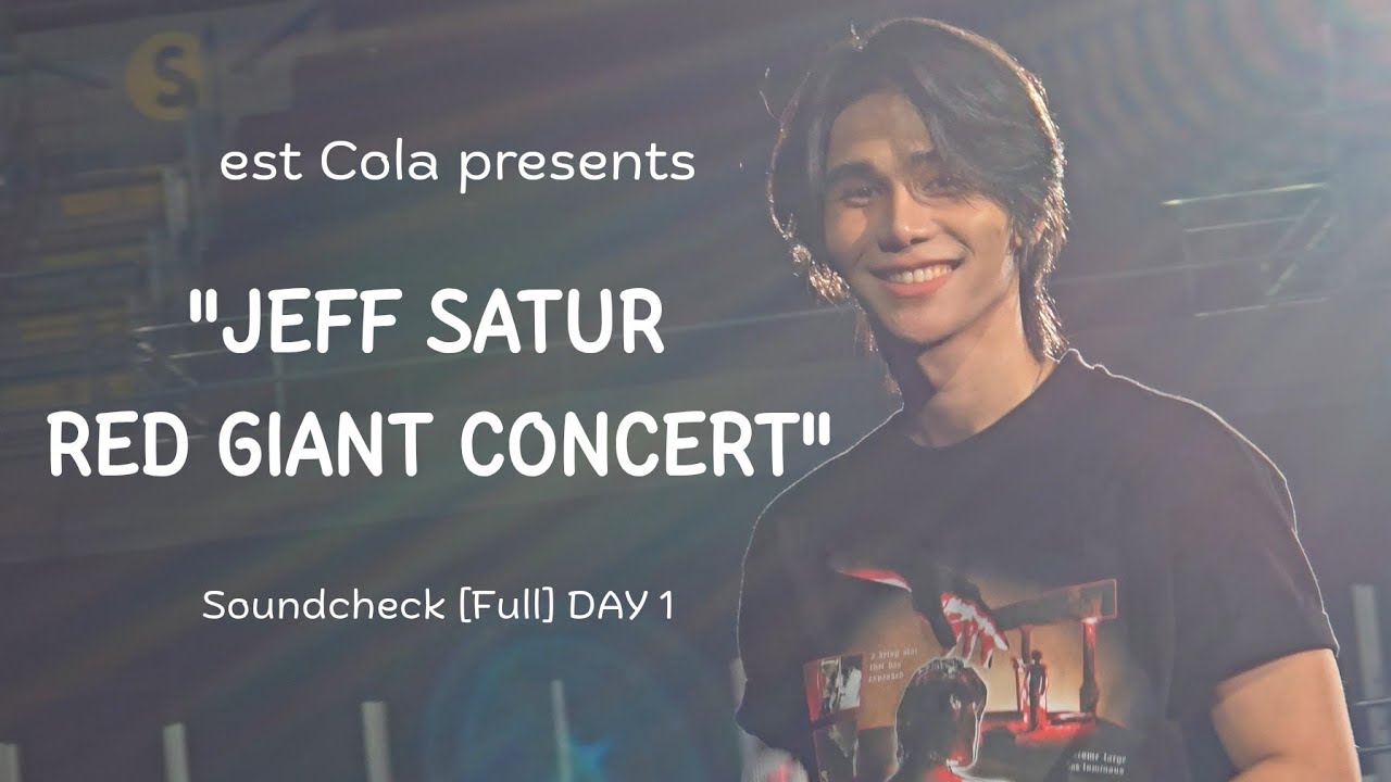 030525 | Jeff Satur - Soundcheck [Full] @est Cola presents 