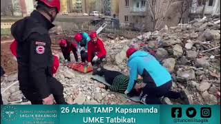 Tunceli İl Sağlık Müdürlüğü - Tamp Kapsamında Umke Tatbikatı