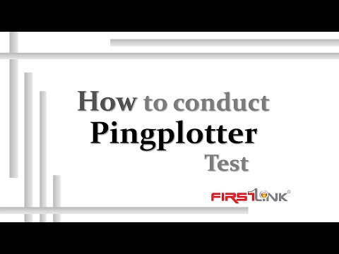 How to conduct Pingplotter Test