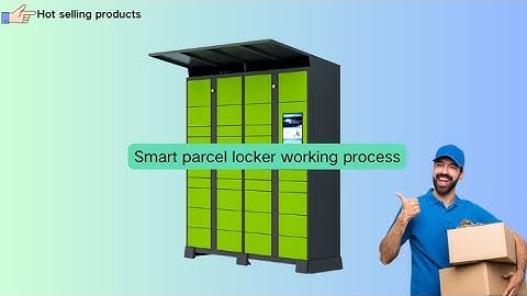 7*24 working self-service drop-off and pick-up smart parcel delivery locker via SMS/Email