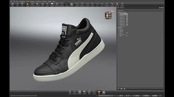 3D Footwear Visualization Autodesk Vred. Variant Sets