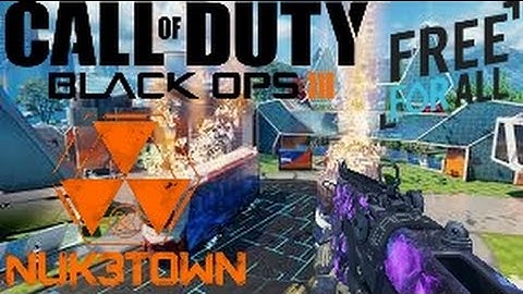 Call Of Duty: Black Ops 3 "Free For All Nuk3town Spawns Suck!!!! [Nuk3town FFA Gameplay]