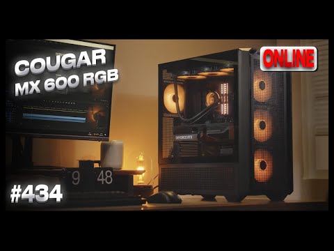 Видео: Cougar MX600 RGB, сборка игрового ПК на Ryzen 7 7800x3d, RTX4070ti Super, Frozen Warframe 360