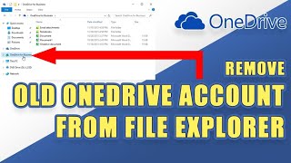 How to REMOVE a ONEDRIVE Folder Still Showing up in File Explorer
