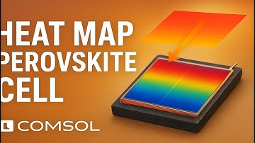 3D Simulation of Heat Transfer in a Perovskite Solar Cell Using COMSOL Multiphysics