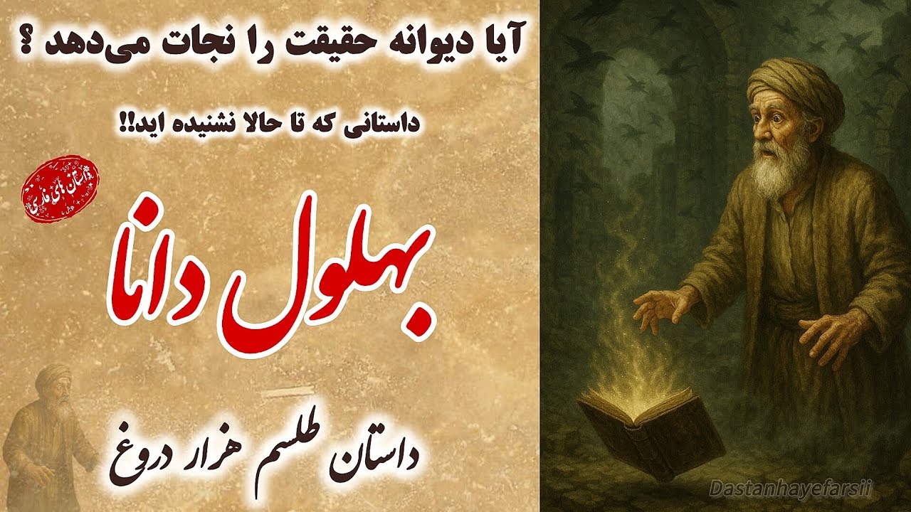 بهلول دانا : داستان بهلول دانا طلسم هزار دروغ📖 عاقل ترین دیوانه چه کرد؟/ داستان های فارسی #قصص#story