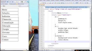 Universidade XTI - CSS - Aula 22 - Menu DropDown com jQuery (Parte1)