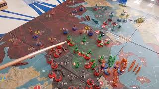 Axis and Allies World War One 1914 Solo Game 1