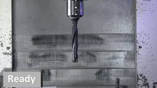CHTOOLS Spade Drill Machining Center Drilling Application Demonstration